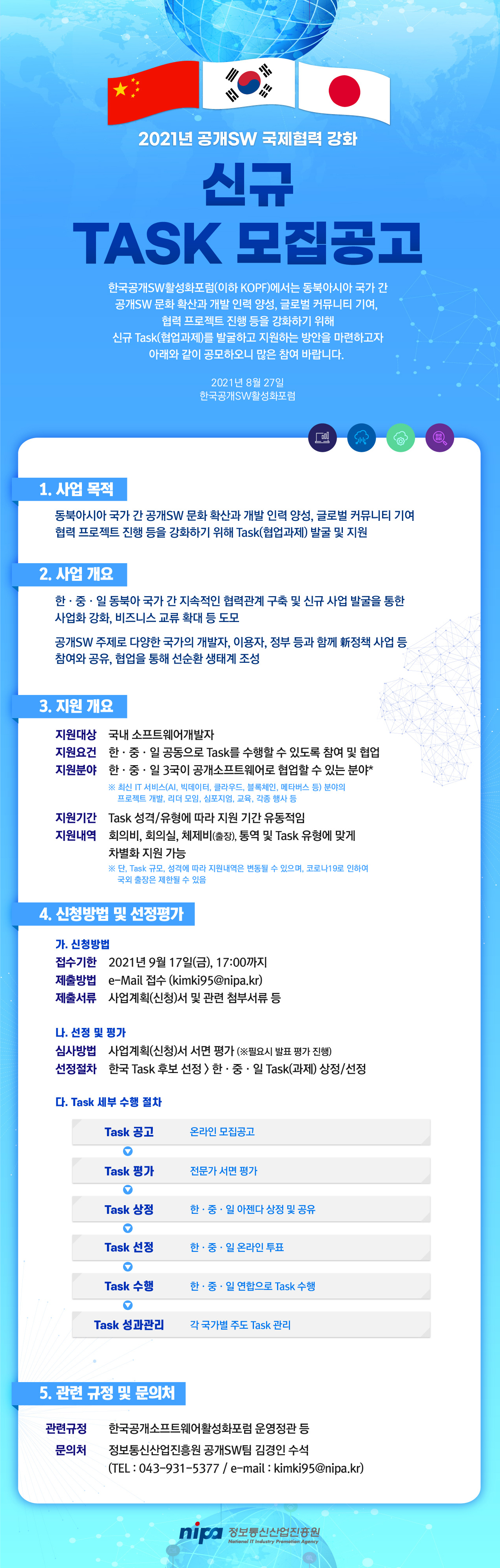 2021년 공개SW 국제협력 강화 신규 TASK 모집 공고.jpg