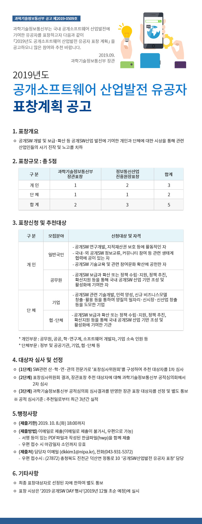 2019 공개SW 산업발전 유공자 표창 공고.jpg